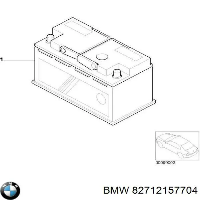  BMW 82712157704