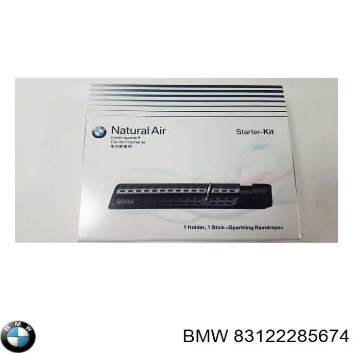 Парфюмированные листочки BMW 83125A687A3