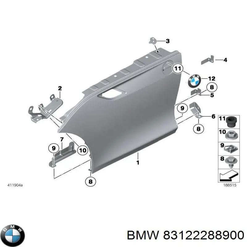 Очиститель колесных дисков 83122288900 BMW