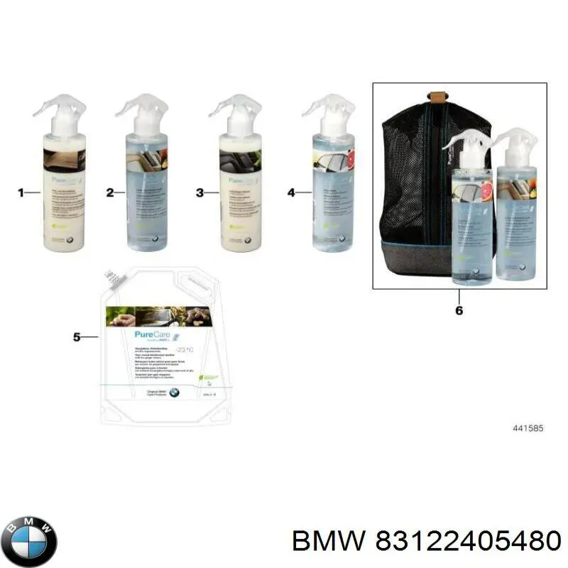 Очиститель кожаной обивки салона 83122405480 BMW