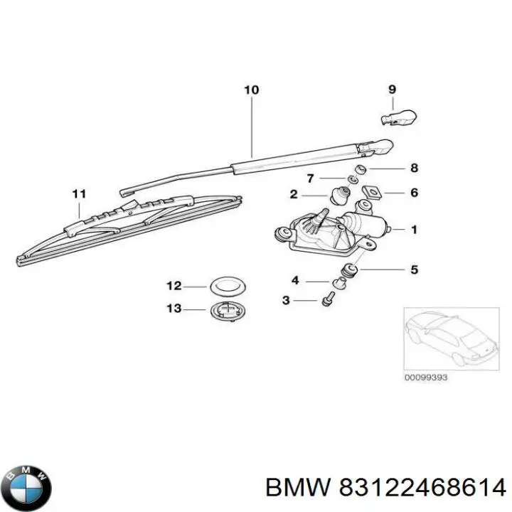  BMW 83122468614 цена, от 6.95 USD
