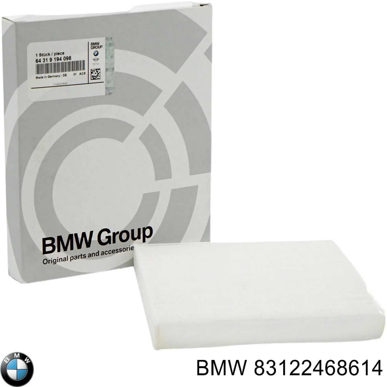 BMW 83122468614