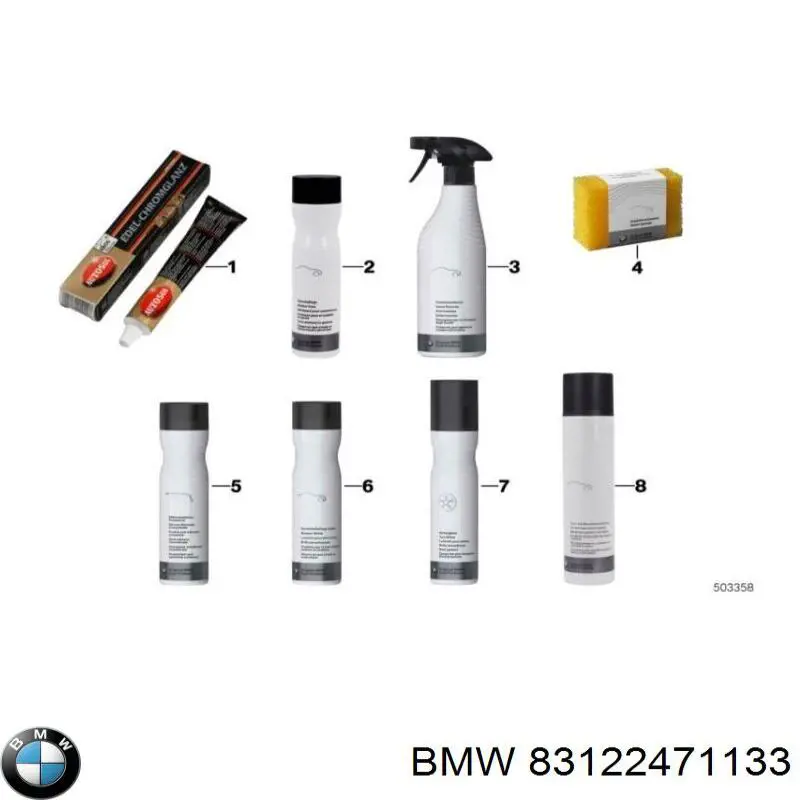 Полироль для хрома и алюминия BMW 83122471133