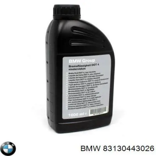 Жидкость тормозная BMW BRAKE FLUID DOT 4 1 л (83130443026)