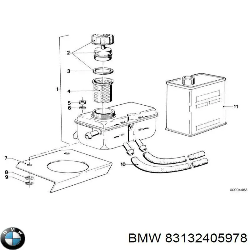 Купить 83132405978 BMW Тормозная жидкость