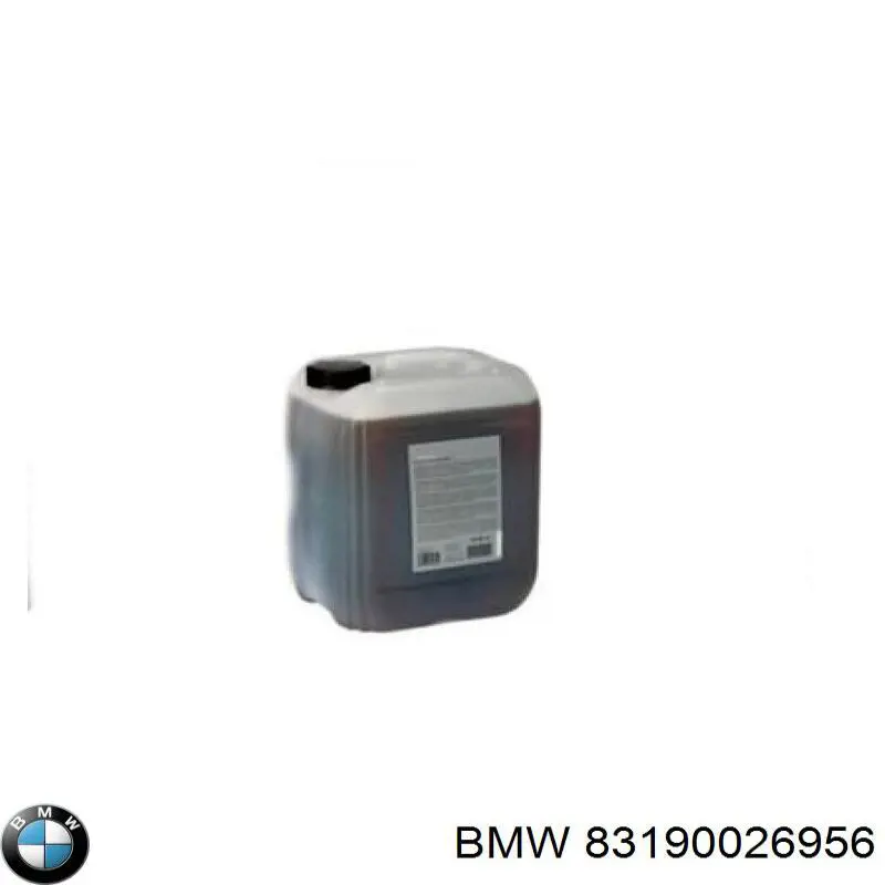83190026956 BMW губка для мойки Очистители двигателя наружные, 10л