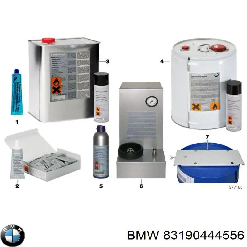 Очиститель тормозных систем BMW 83190444556