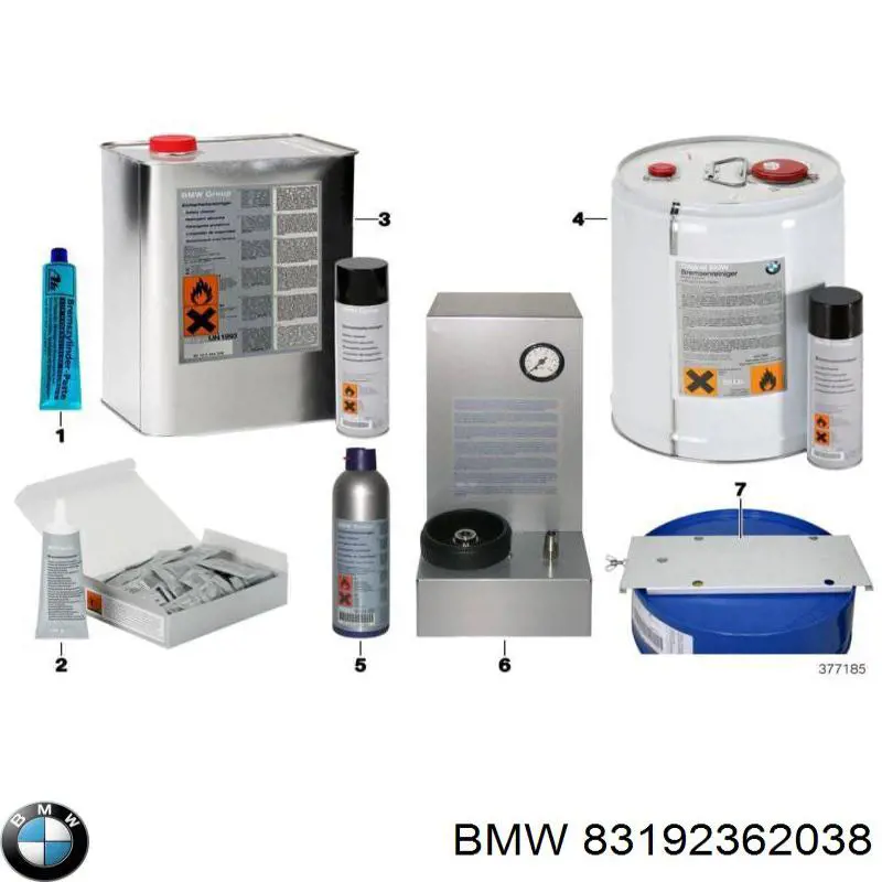 Купить 83199407825 BMW Универсальный очиститель тормозных механизмов и деталей