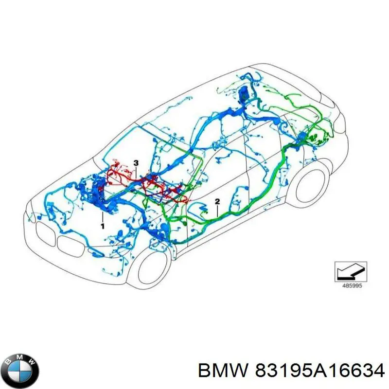 Очиститель двигателя наружный 83195A16634 BMW