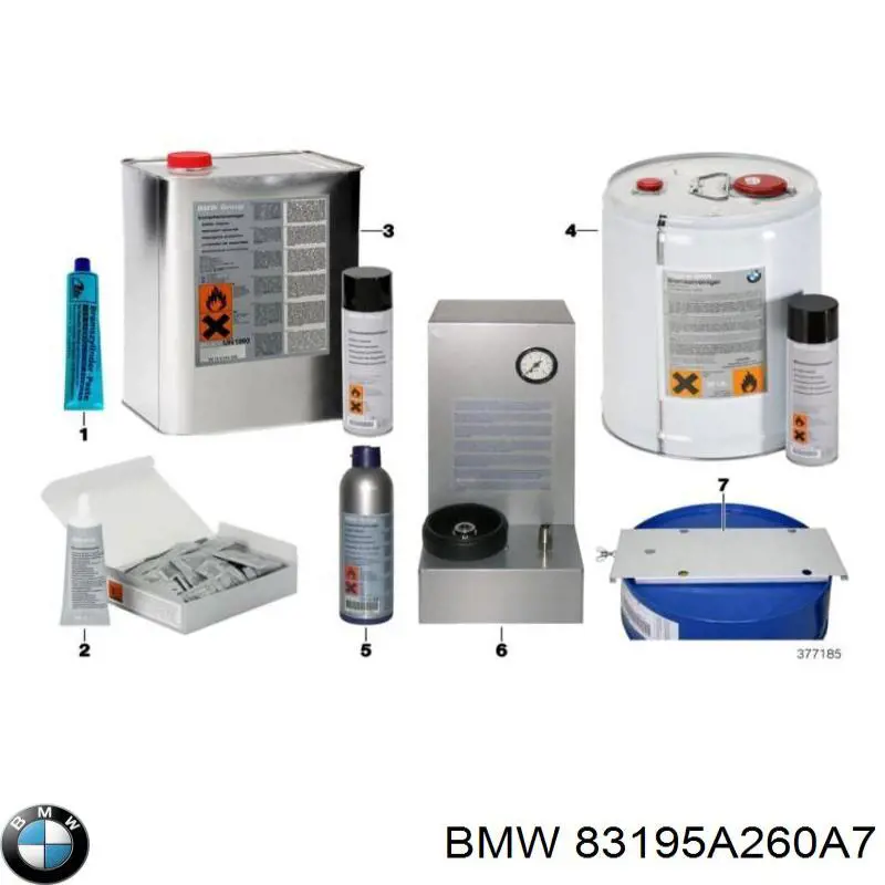 Очиститель и обезжириватель деталей и тормозной системы BMW 83199407825