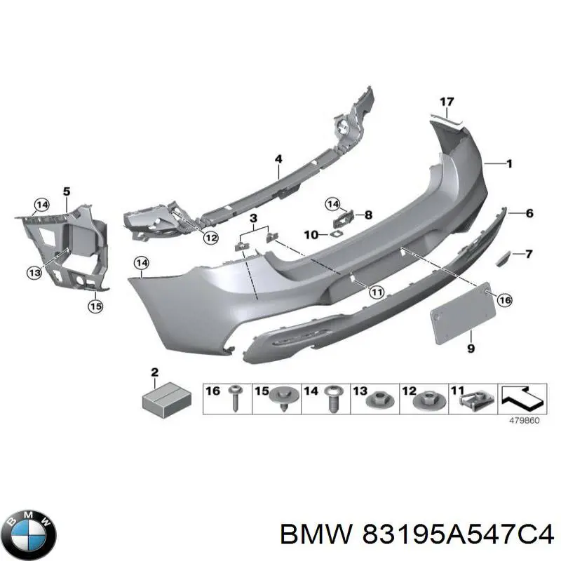  BMW 83195A547C4 цена, от 22.96 USD