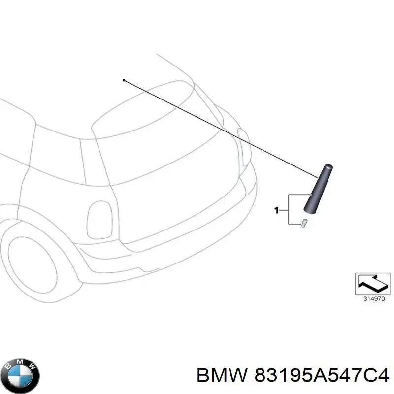 Купить 83195A547C4 BMW 
