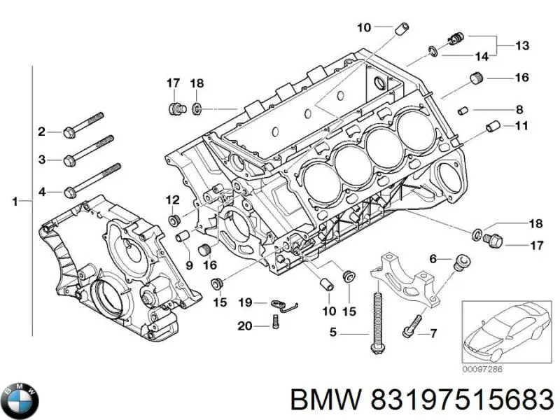 Герметик прокладочный 83197515683 BMW