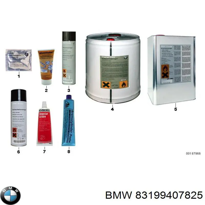 Очиститель тормозных систем BMW 83199407825