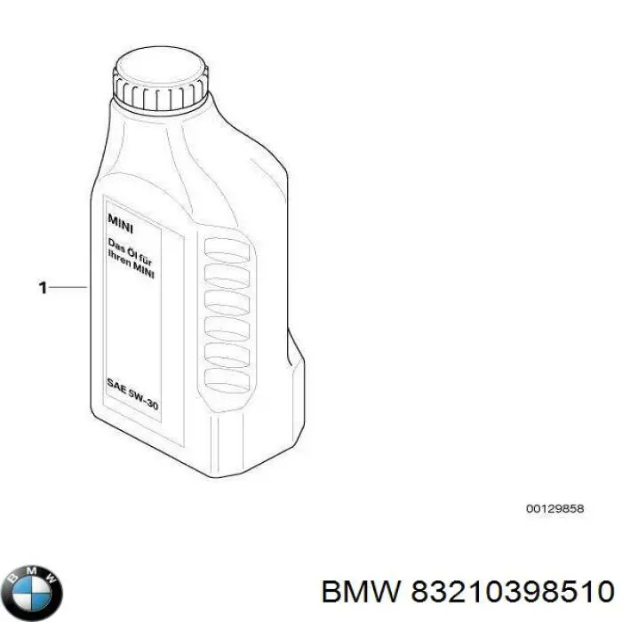 Моторное масло BMW Quality Longlife-04 0W-40 Синтетическое 1л (83210398510)