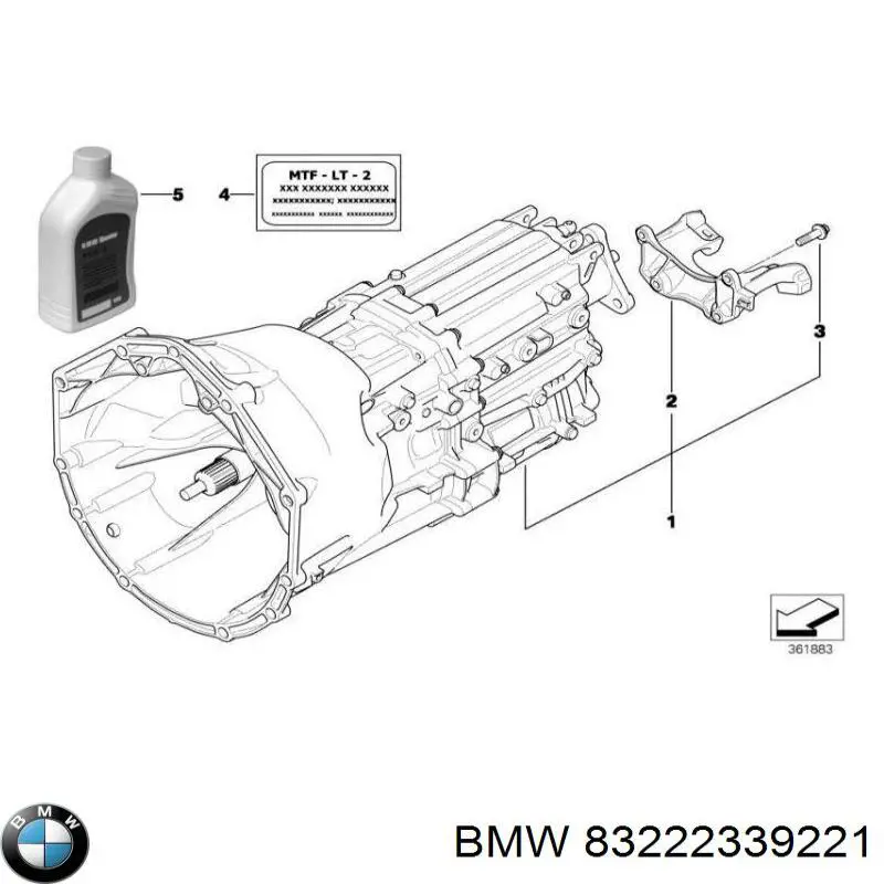 Масло в коробку BMW 83222339221