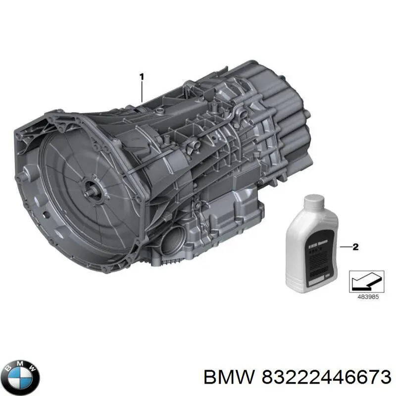 Трансмиссионное масло 83222446673 BMW