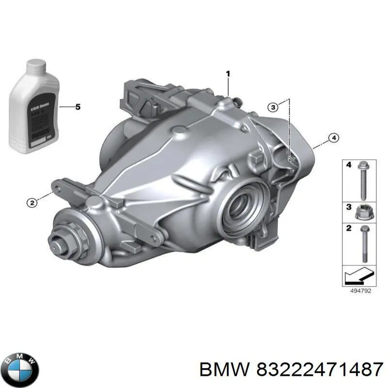 83222471487 BMW óleo de transmissão