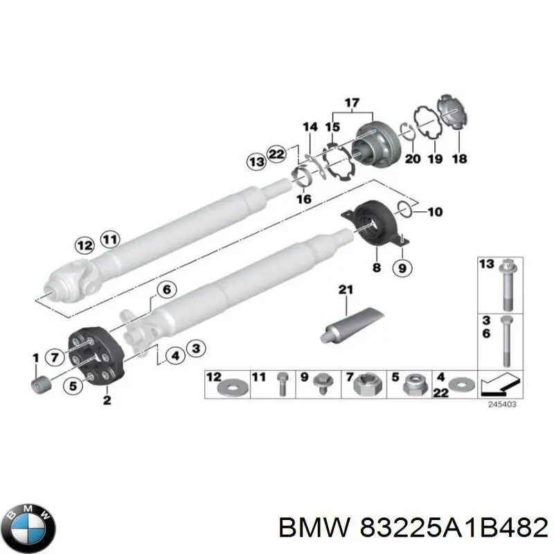 BMW 83225A1B482 цена, от 35.63 USD