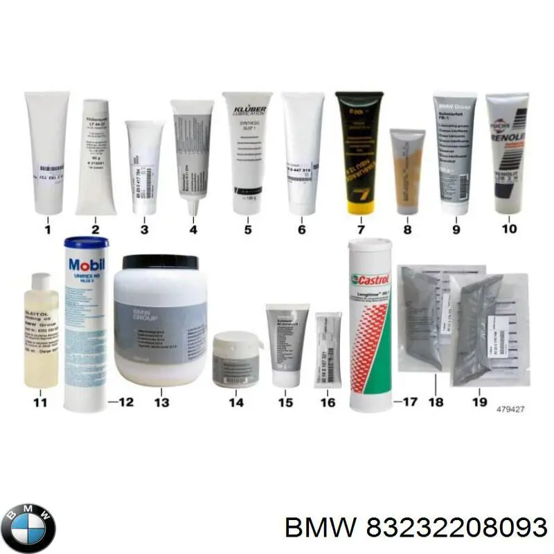 Смазка универсальная 83232208093 BMW