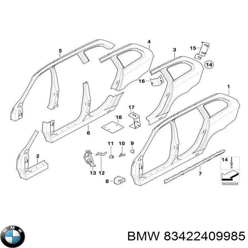 Герметик силиконовый 83422409985 BMW