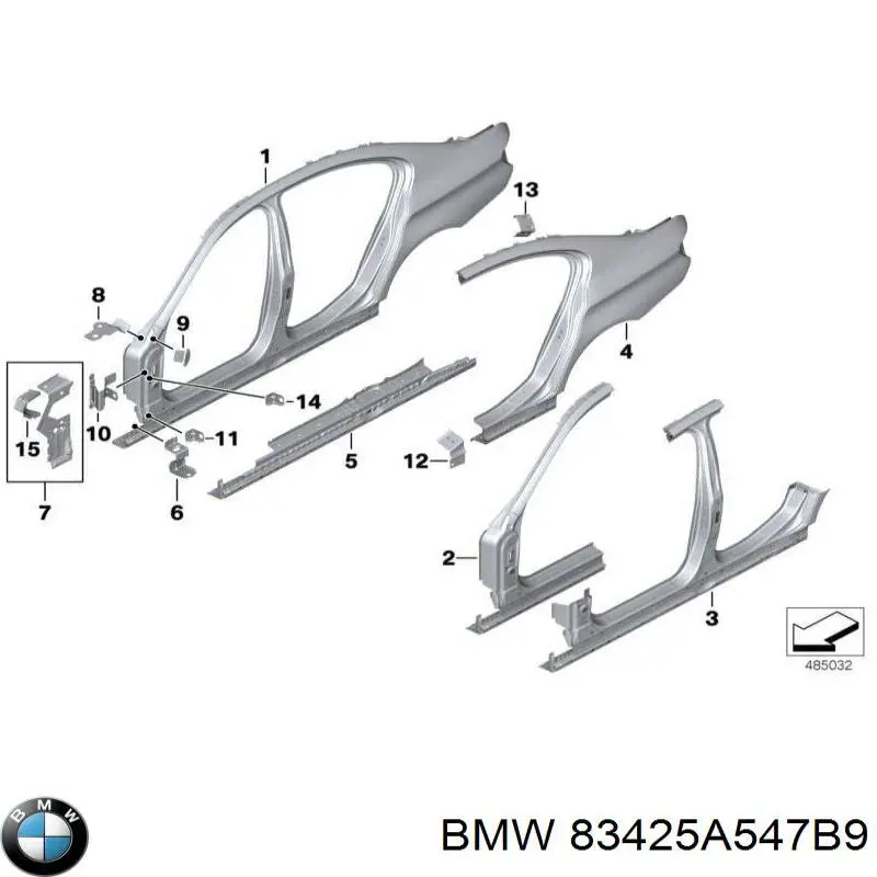 Герметик силиконовый 83425A547B9 BMW