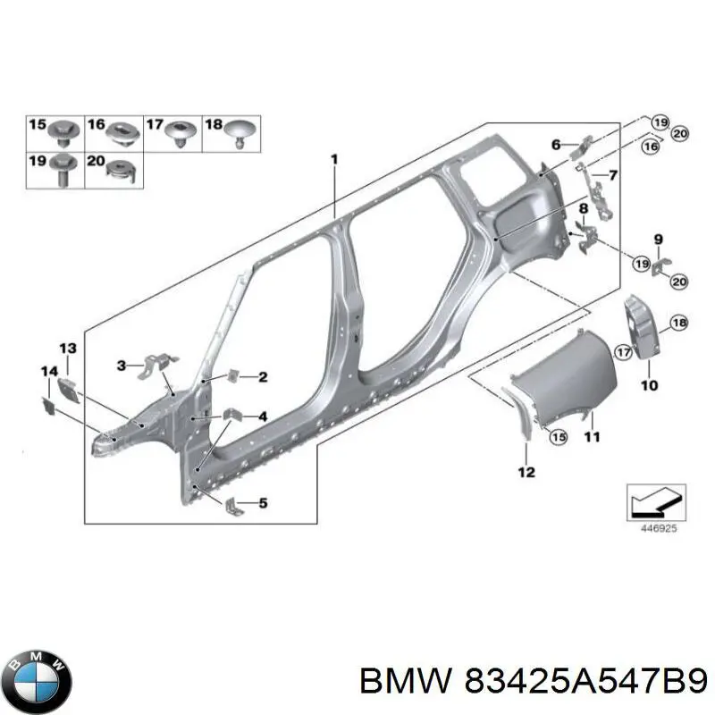 Купить 83425A547B9 BMW Герметик прокладок силиконовый
