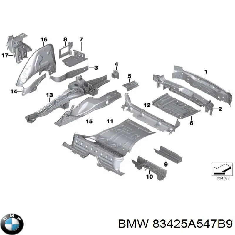 Герметик силиконовый 83425A547B9 BMW