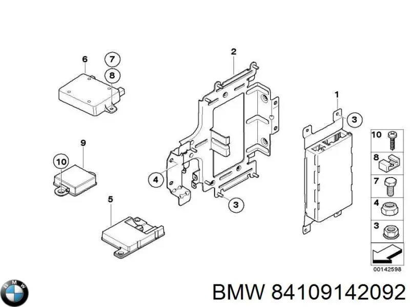 Антенна BMW 84109142092 цена, от 9.40 USD
