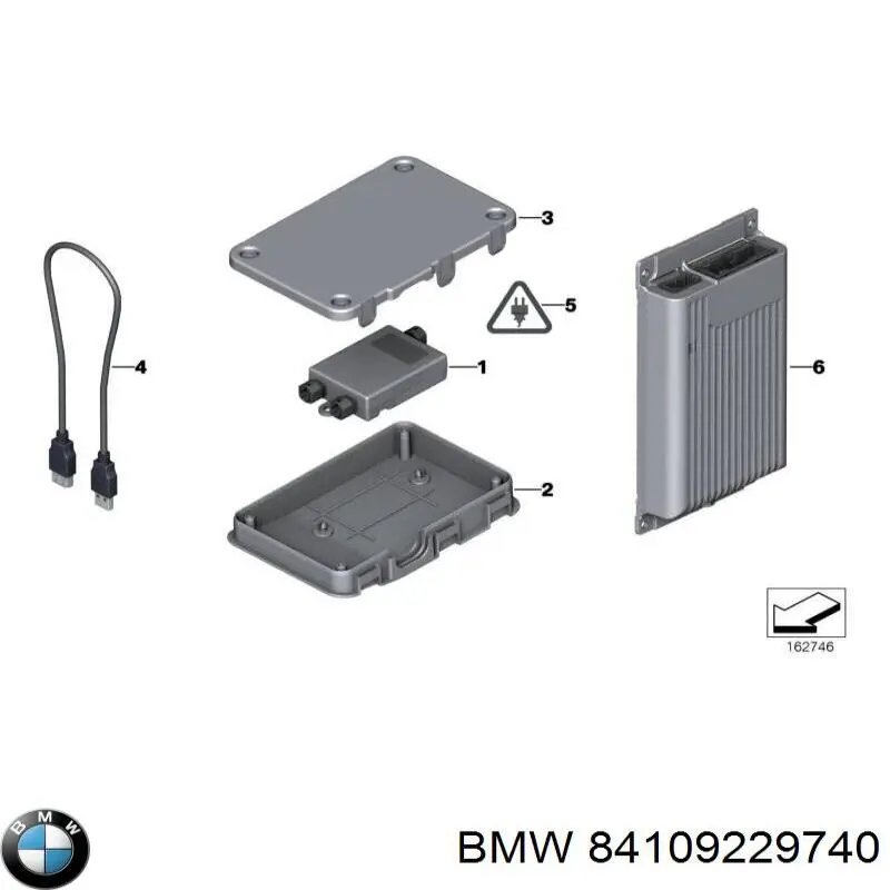 84109229740 BMW зарядный блок устройства громкой связи