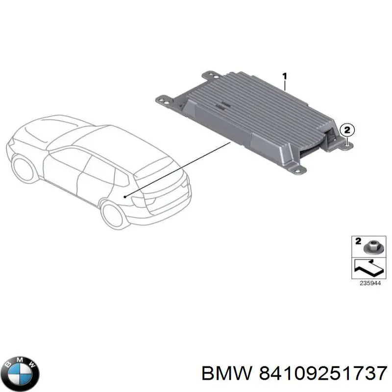  BMW 84109251737 цена, от 32.20 USD
