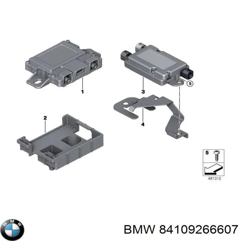  BMW 84109266607 цена, от 5.07 USD
