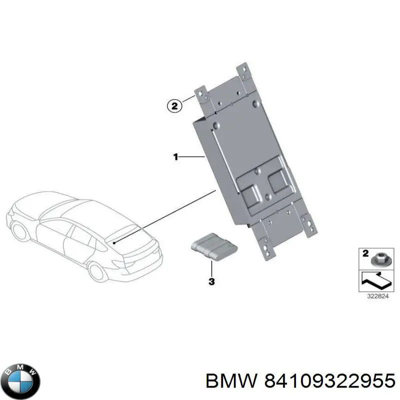  BMW 84109322955 цена, от 18.62 USD