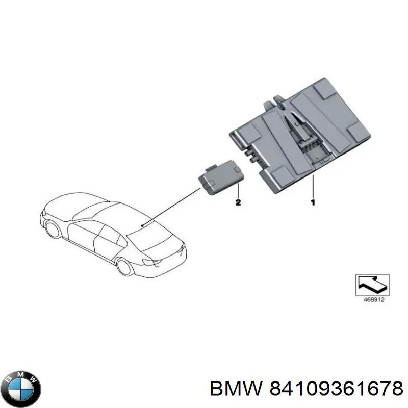 84109361678 BMW bateria recarregável (pilha)