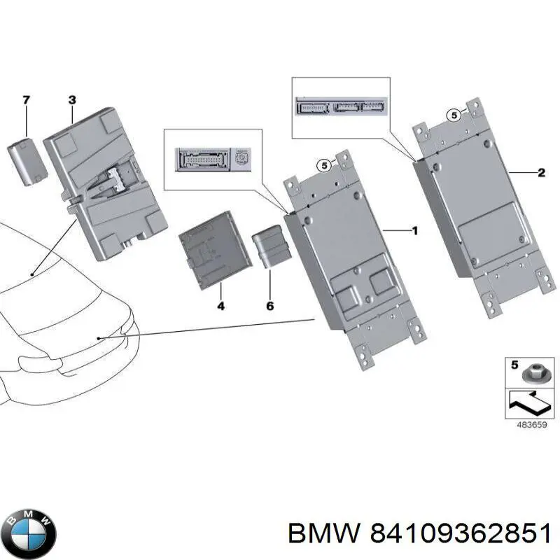  BMW 84109362851 цена, от 190.04 USD