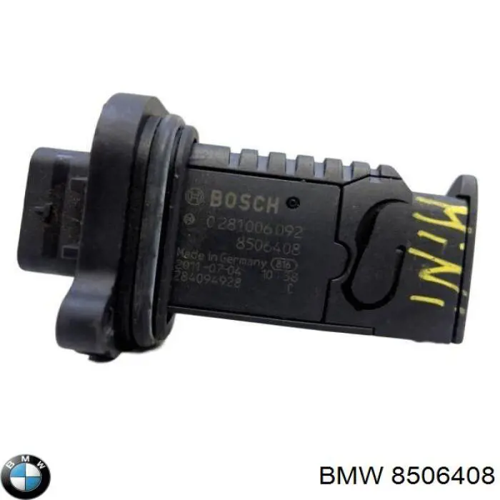 8506408 BMW sensor de fluxo (consumo de ar, medidor de consumo M.A.F. - (Mass Airflow))
