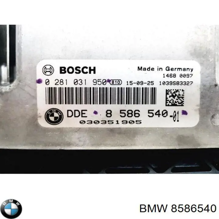 8586540 BMW Мозги двигателя