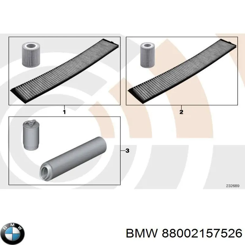Фильтр воздушный отопителя BMW 88002157526 цена, от 41.09 USD
