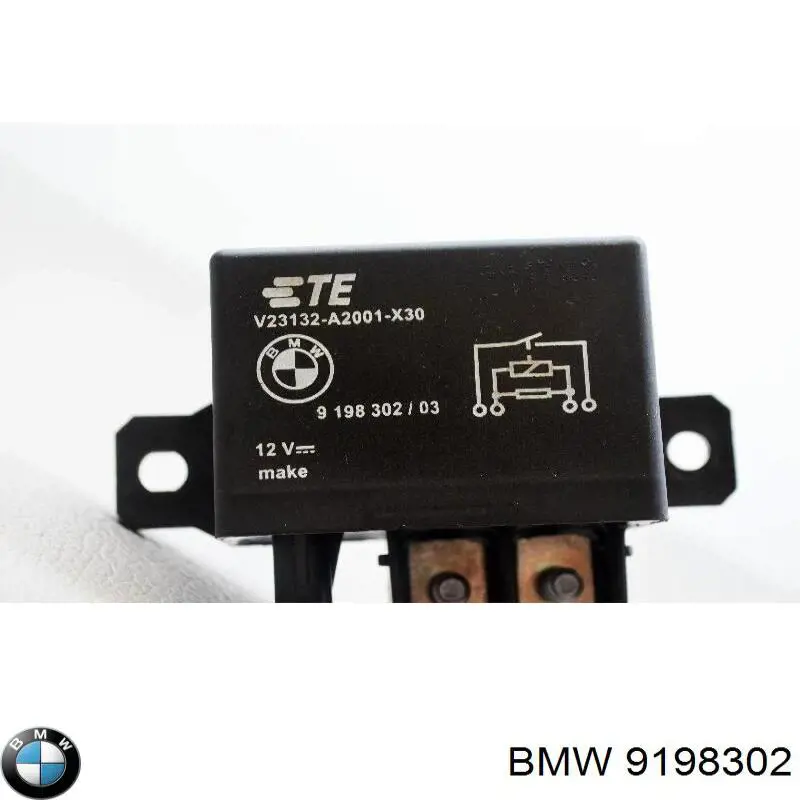 Реле поворотов 9198302 BMW
