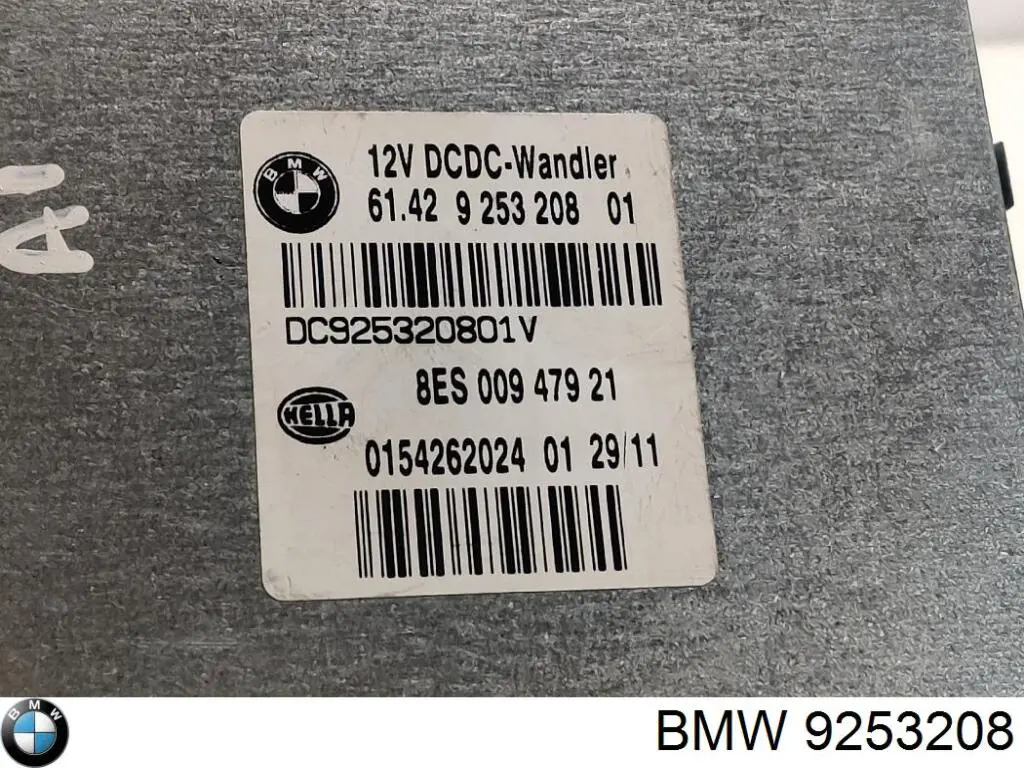 Купить 9253208 BMW Преобразователь постоянного тока