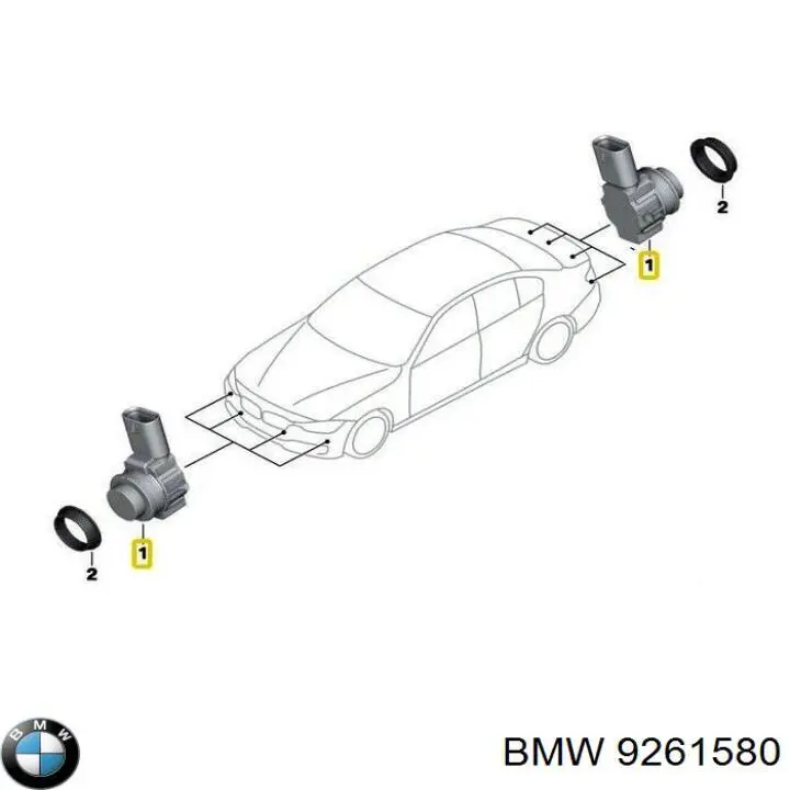 Акустическая парковочная система BMW 9261580 цена, от 18.75 USD