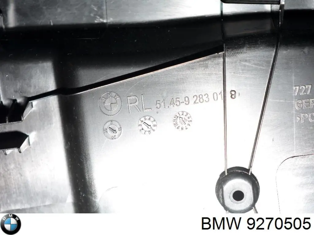Лампа подсветки в двери, передней правой BMW 9270505