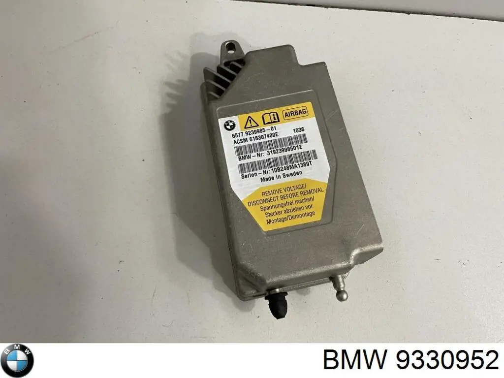 Купить 9330952 BMW Модуль-процессор управления подушкой безопасности