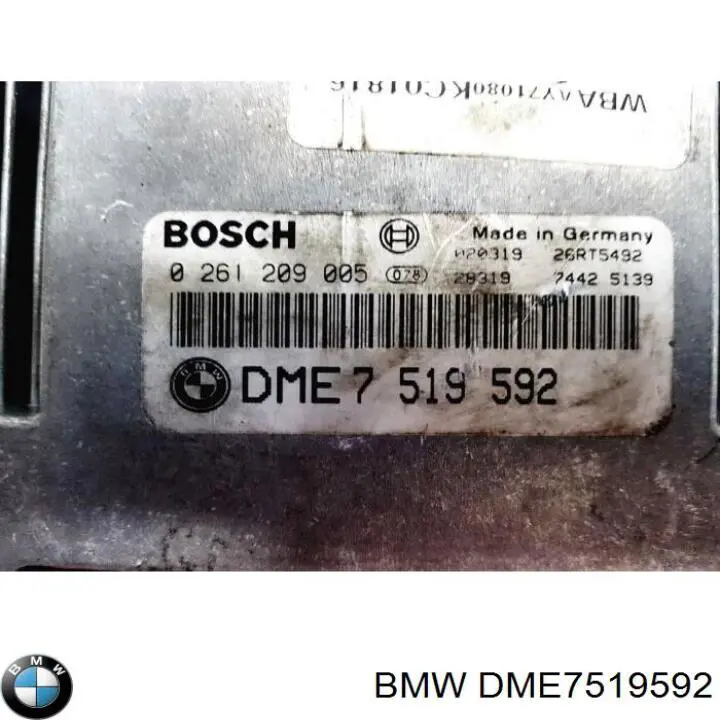  DME7519592 BMW