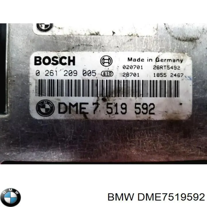 DME7519592 BMW 
