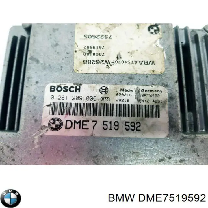  BMW DME7519592 цена, от 279.44 USD