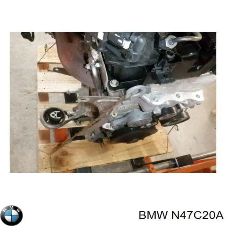 N47C20A BMW motor montado