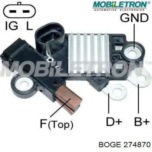 274870 Boge Амортизаторы задние