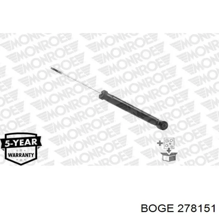 278151 Boge Амортизаторы задние