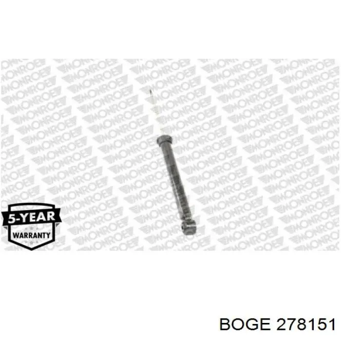 Стойка амортизатора задняя Boge 278151 цена, от 18.79 USD